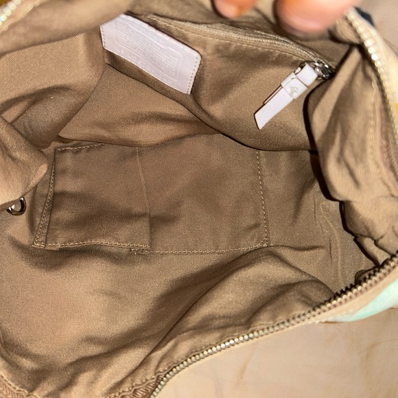 Coach Patchwork Hobo Bag in pastel colors. Gently used. - Picture 6 of 8